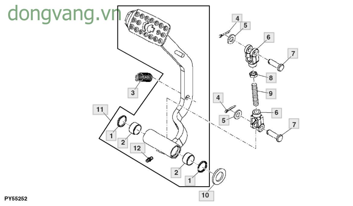 Control Clutch Pedal ( - 020919) - ST856284